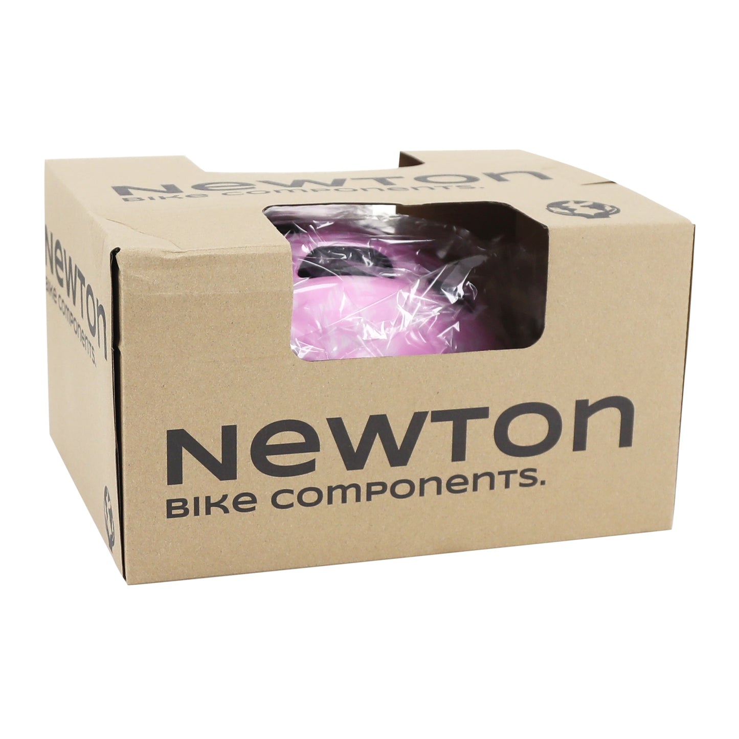 Casque vélo enfant Newton stars rose in mold avec lock