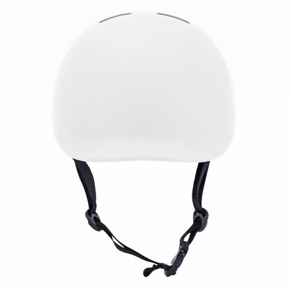 Casque vélo enfant Newton urban blanc mat avec lock
