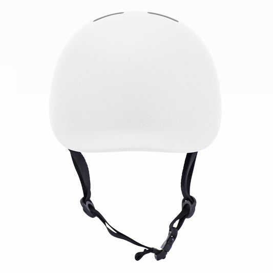 Newton Urban White Matte Kids' Bike Helmet with Lock