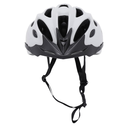 Newton adult road/mountain bike helmet – light grey matte in-mold sports helmet