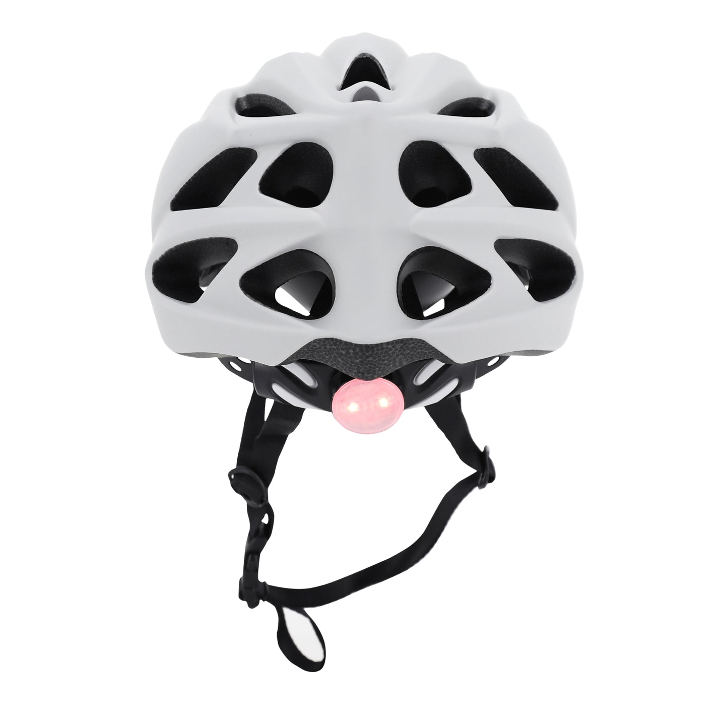 Newton adult road/mountain bike helmet – light grey matte in-mold sports helmet