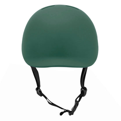 Casque vélo adulte Newton city urban vert mat in-mold avec visière et lock