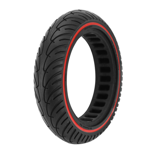 Pneu Trottinette plein 8.5 X 2.00 Noir Liseret Rouge - Largeur Interieur 34 mm