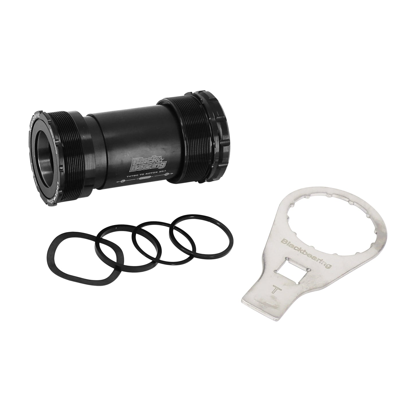 Cuvette intégrée boîtier fileté route VTT Blackbearing roulement supèrieur b5 diam 47mm (boîte de 77mm) anglais - bsc - 1,37x24 axe 30mm