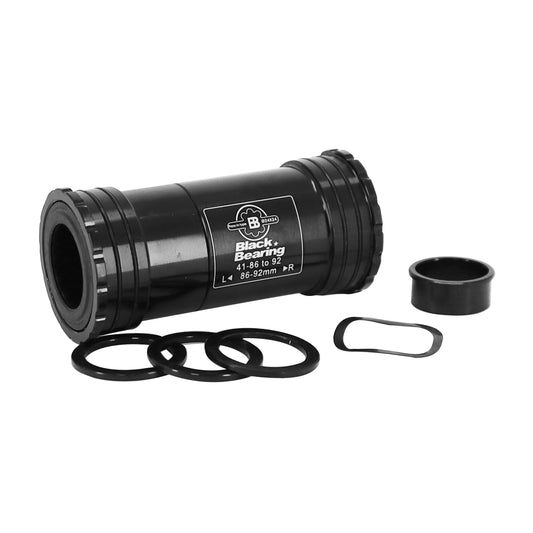 Cuvette intégrée boîtier VTT-route à emboîter Blackbearing roulement supèrieur b5 boîte de 86-92 diam 41 axe 24mm et 24-22mm (Adaptateur gxp)