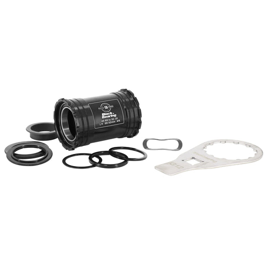 Cuvette intégrée boîtier VTT-route à emboîter Blackbearing roulement supèrieur b5 boîte de 68-73 diam 46 praxis axe 30-28mm