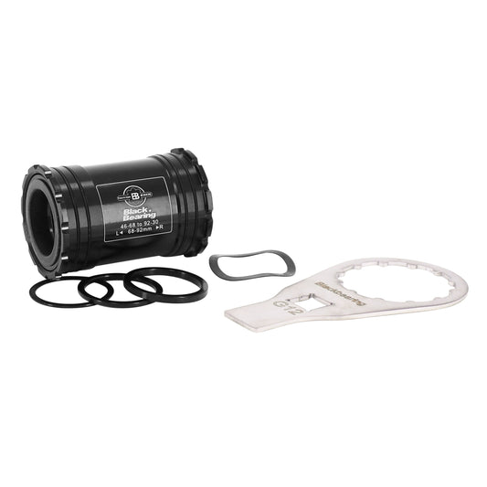Cuvette intégrée boîtier VTT-route à emboîter Blackbearing roulement supèrieur b5 boîte de 68-92 diam 46 dub axe 28,99mm