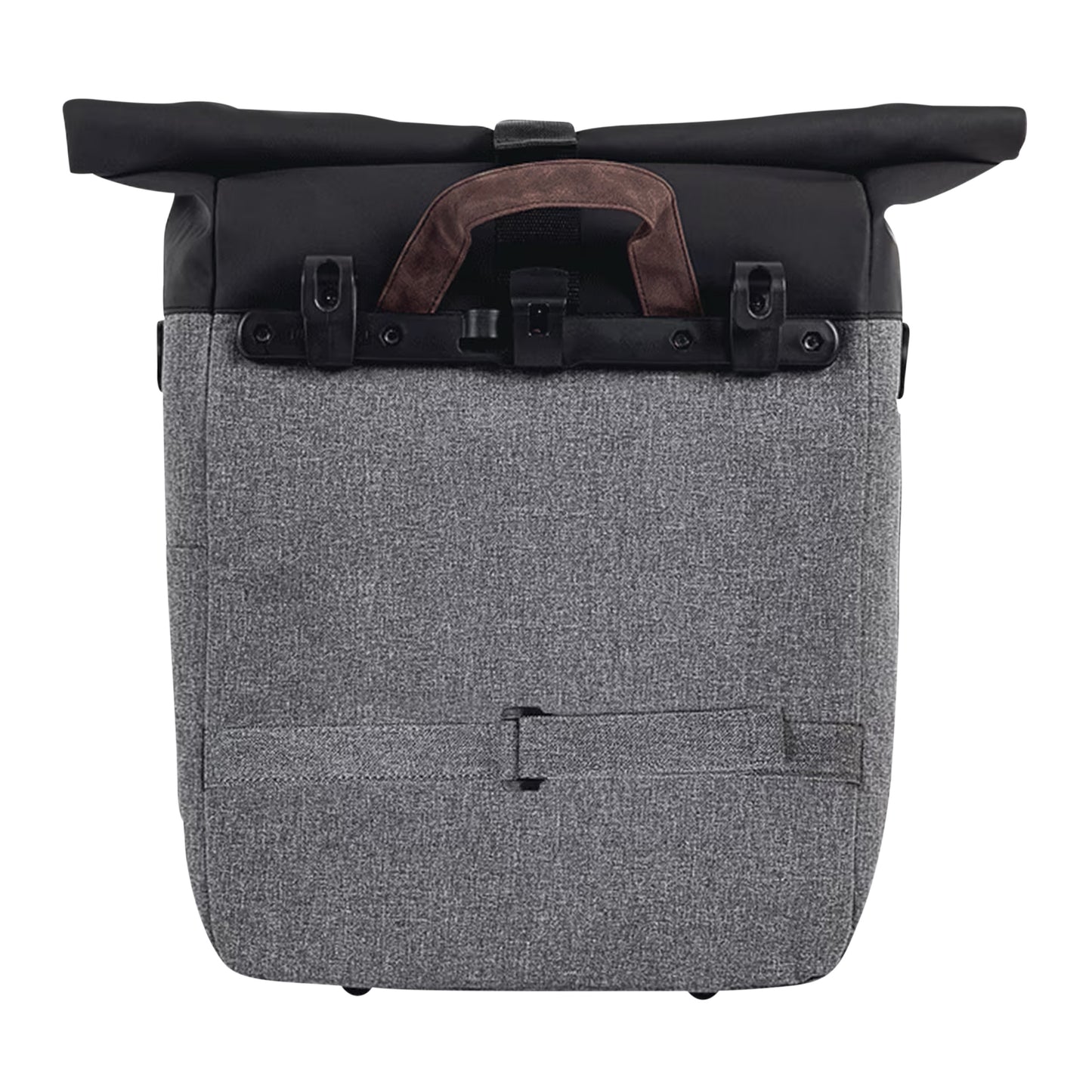 Sacoche arrière vélo latérale Racktime stella 18,6l noir et gris droit-gauche 32,5x16,2x38cm