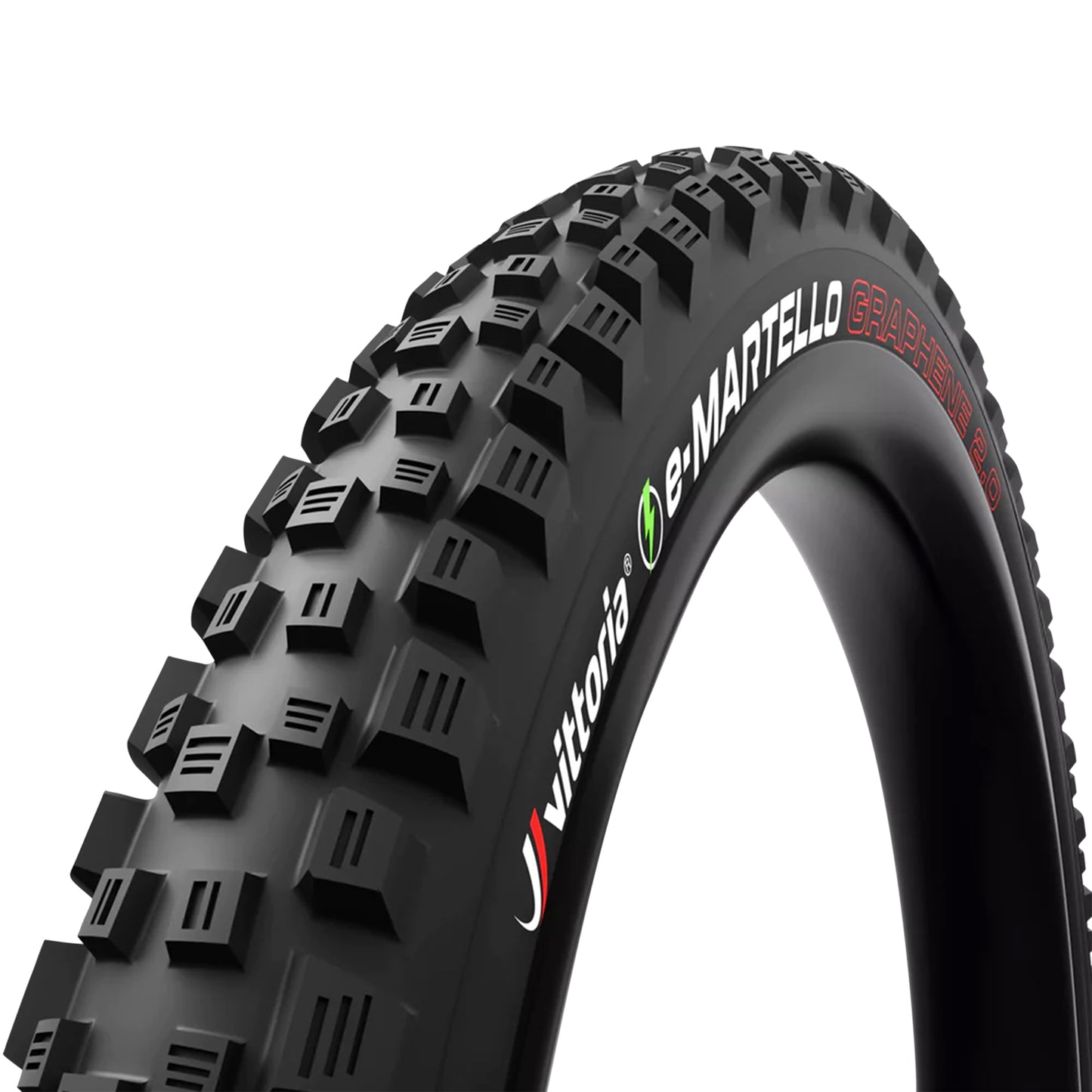 Pneu VTT Gravity - VAE 29 X 2.40 Vittoria e-Martello Enduro TNT Graphene 2.0 Noir Tubeless Ready TS (60-622) Homologué VAE e50 -Terrain Polyvalent-