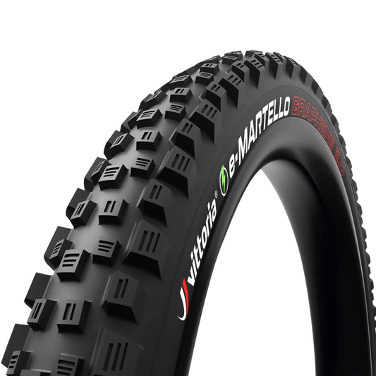 MTB Gravity Tire - E-bike 29 X 2.40 Vittoria e-Martello Enduro TNT Graphene 2.0 Black Tubeless Ready TS (60-622) E-bike Approved e50 -All-Terrain-