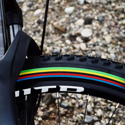 Pneu VTT 29 X 2.35 Vittoria Mezcal 3 UCI Rainbow Noir Tubeless Ready TS (57-622) -Terrain Sec -