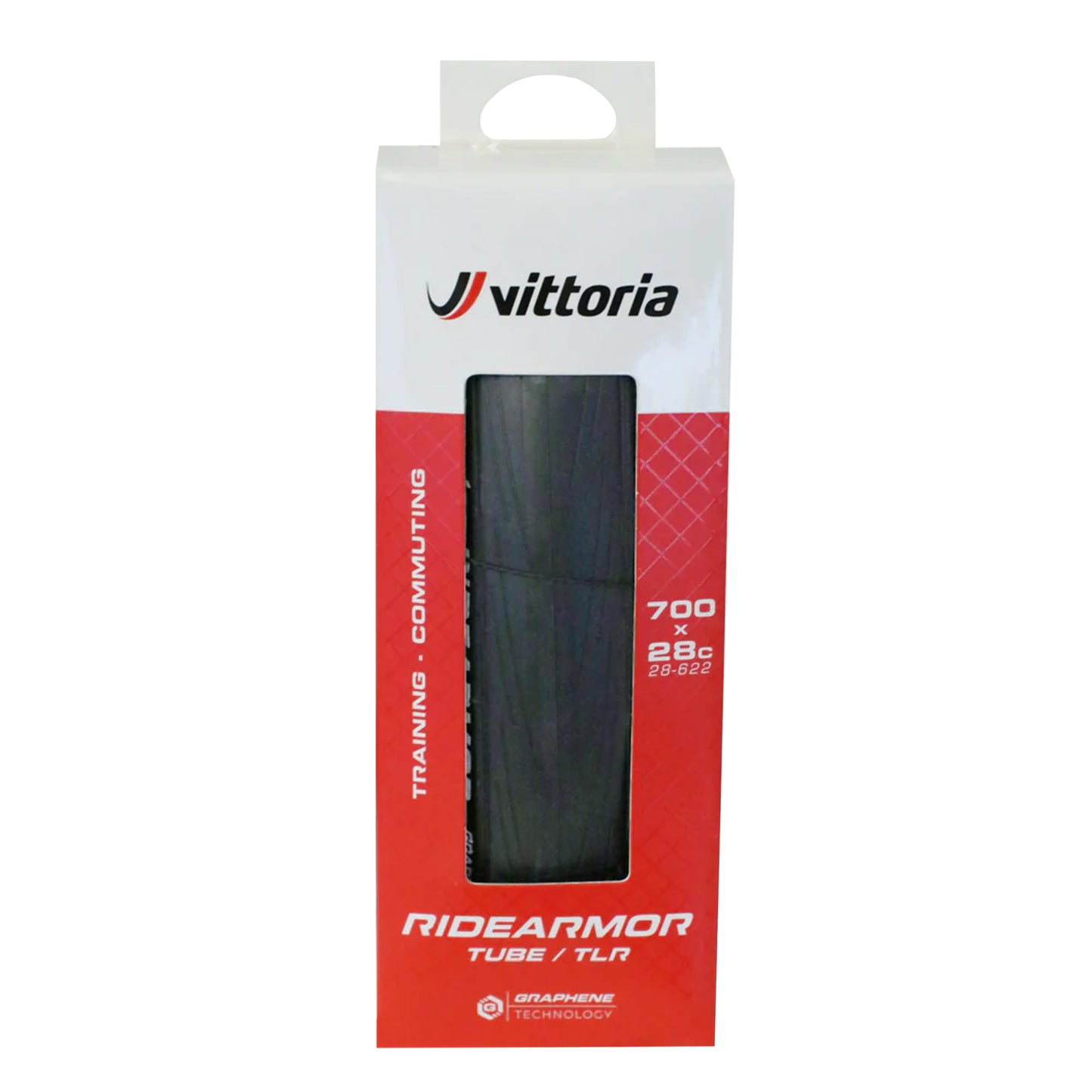 Pneu Route 700 X 28 Vittoria Ridearmor II Noir Graphene 2.0 Silica Tubeless Ready TS (28-622)