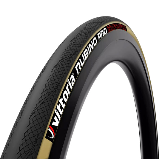 Road Tire 700 X 28 Vittoria Rubino Pro 4 Black-Tan Graphene 2.0 TS (28-622)