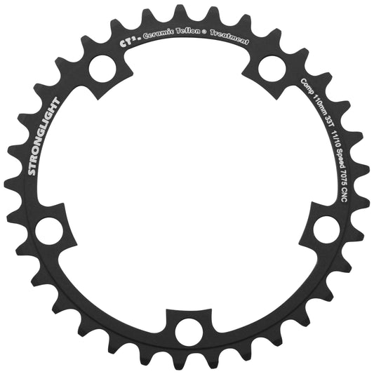 Plateau route Stronglight CT2 D110 33D int Shimano noir 10-11V