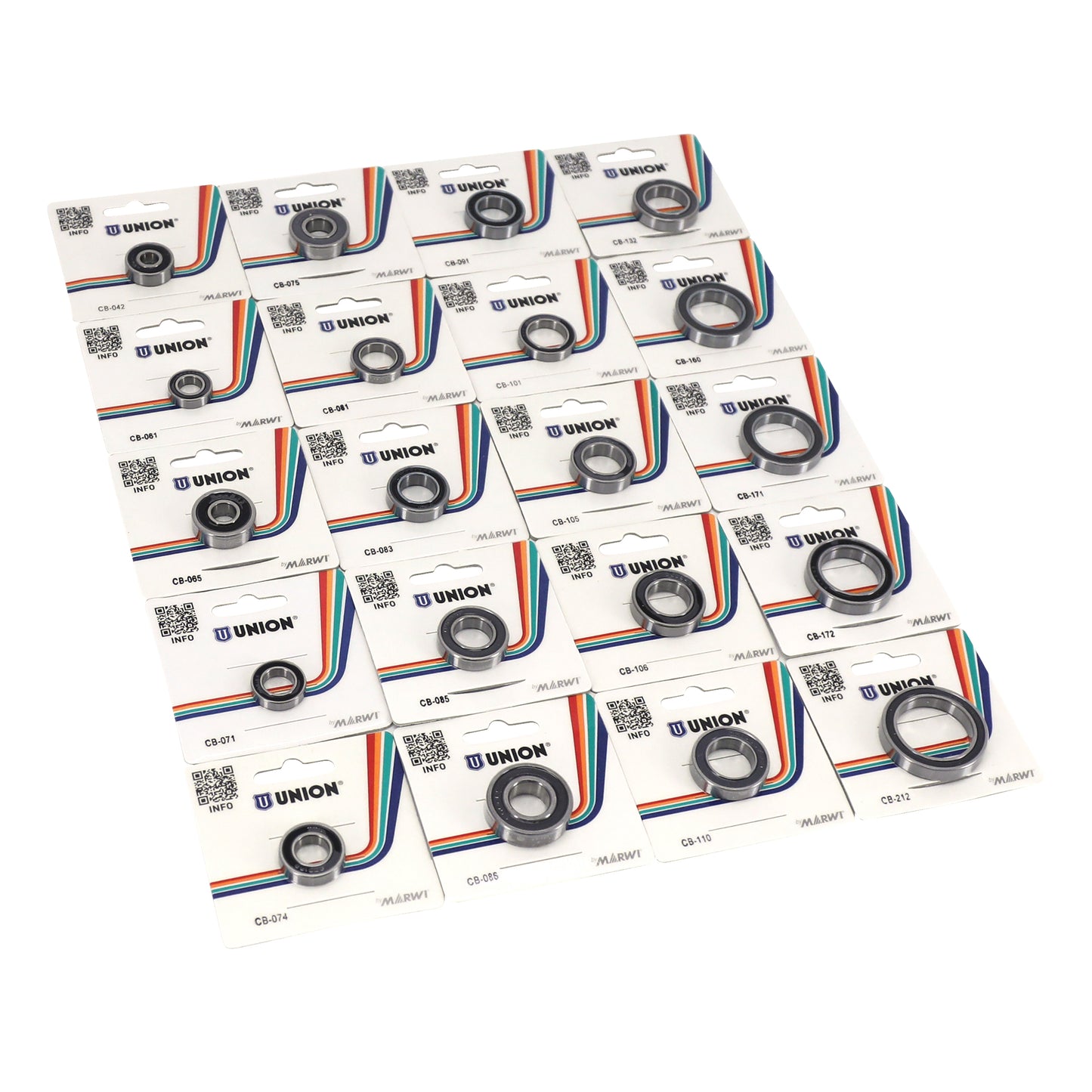 Roulement Marwi moyeu boitier coffret 40 roulements