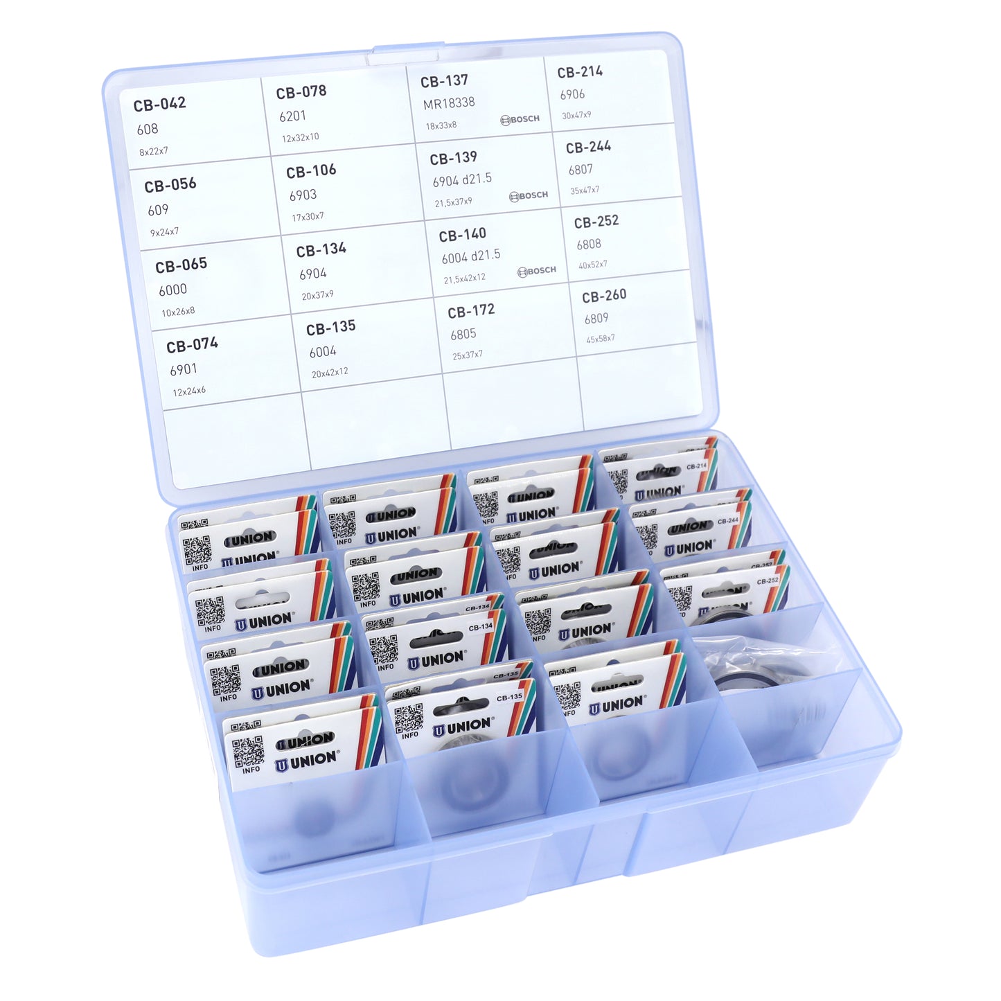 Marwi E-bike motor bearing set 32 bearings
