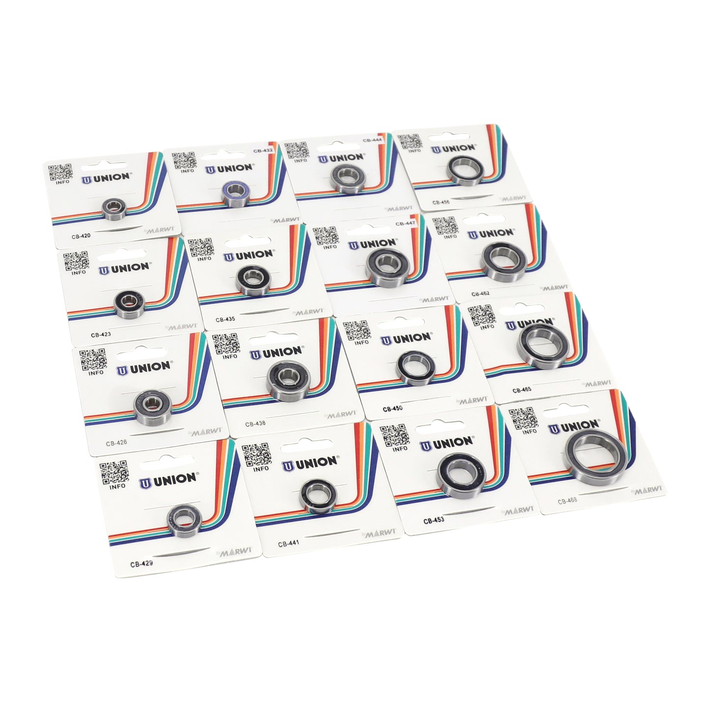 Marwi pivot fork frame box of 32 bearings