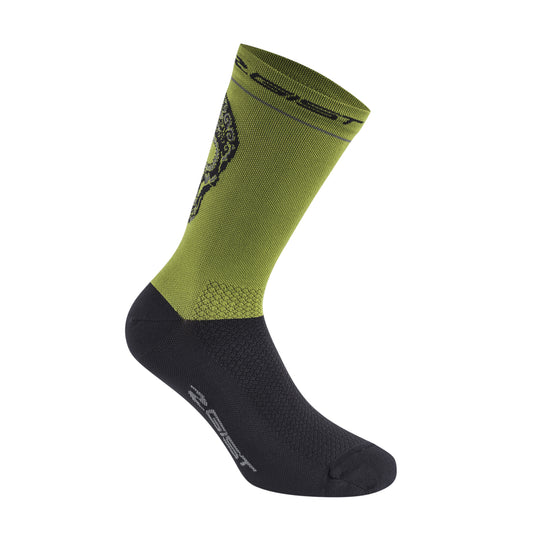 Chaussettes Socquettes Été Gist Crâne Vert Militaire Hauteur 18cm