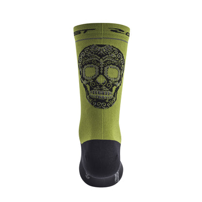 Chaussettes Socquettes Été Gist Crâne Vert Militaire Hauteur 18cm