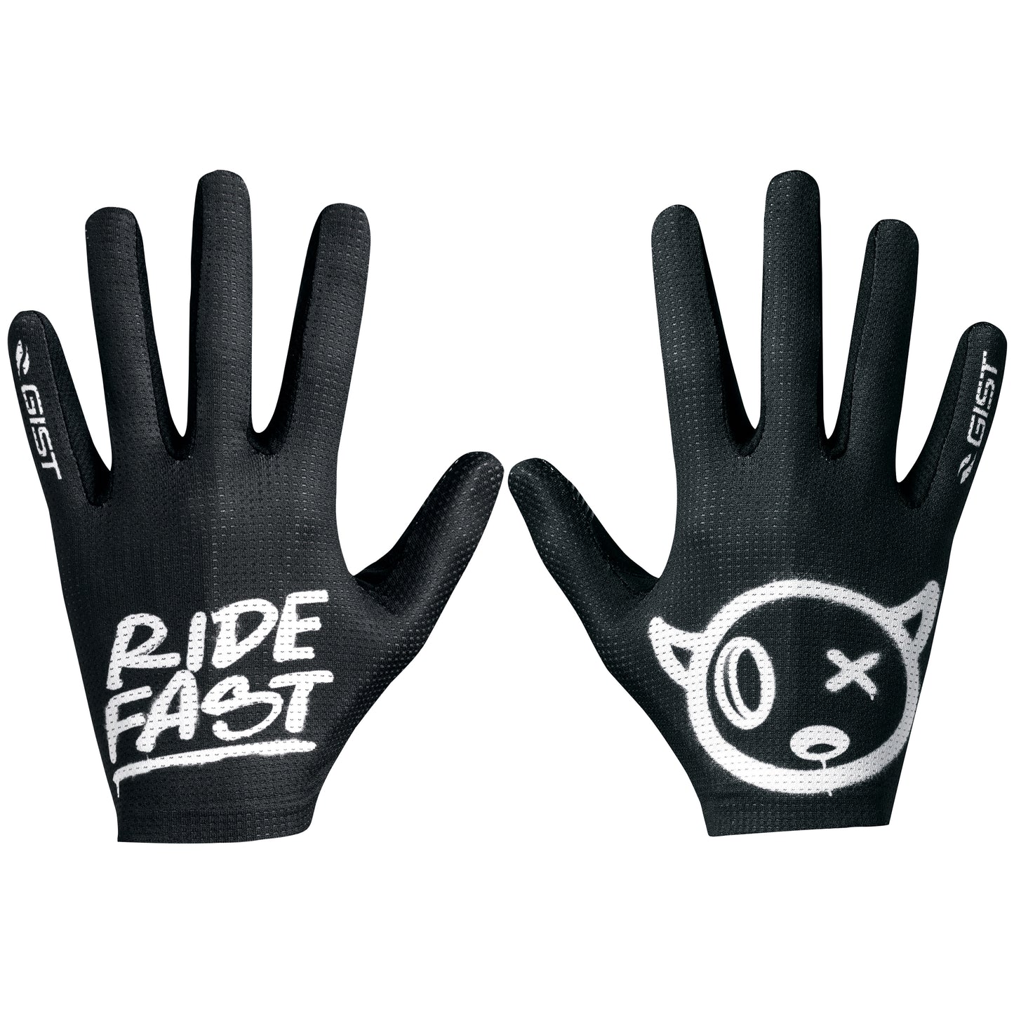 Gist Faster Ride Fast Black Touchscreen Long MTB Gloves