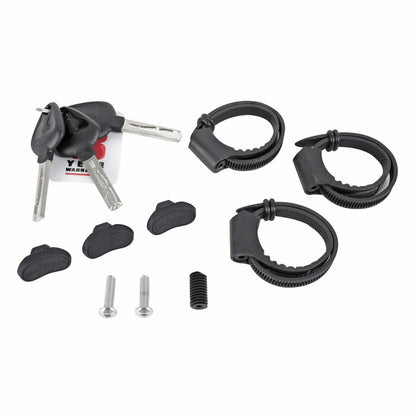 Seatylock Elite 110cm Black-Red Foldable Key Bicycle Lock - FUB 2-Star Approved - ART3