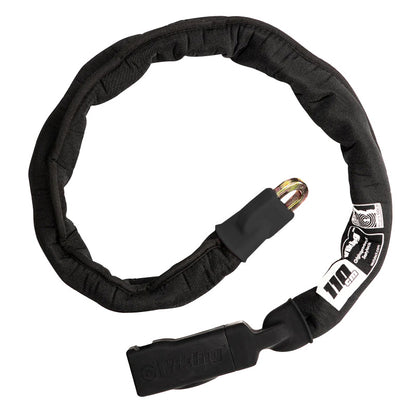 Seatylock Viking Gold key chain bicycle lock, 10 mm links, 110 cm, sold individually, Sold Secure Gold approved - FUB 2-star approved
