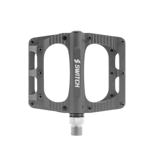 Pédale VTT BMX Switch Freeride alu CNC gris 9/16