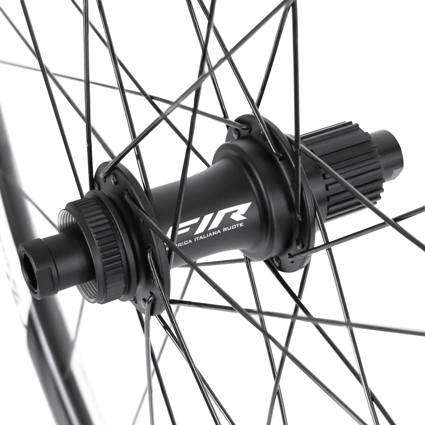 Roues gravel disque 700 Fir Galaxium Centerlock noir Shimano Microspline 12V