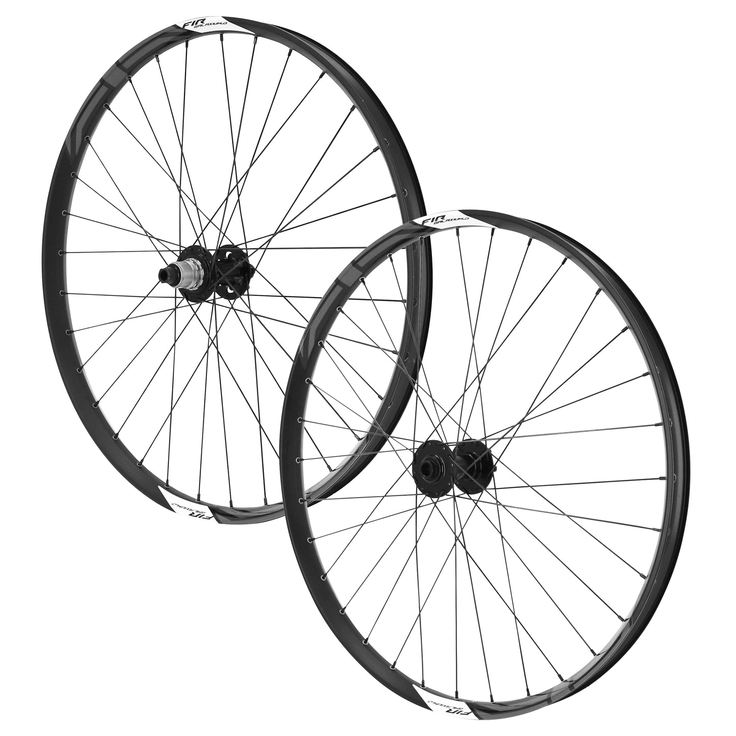 Roues VTT disque 27.5" Fir Galaxium E.Bike 6 trous noir SRAM XD 12V