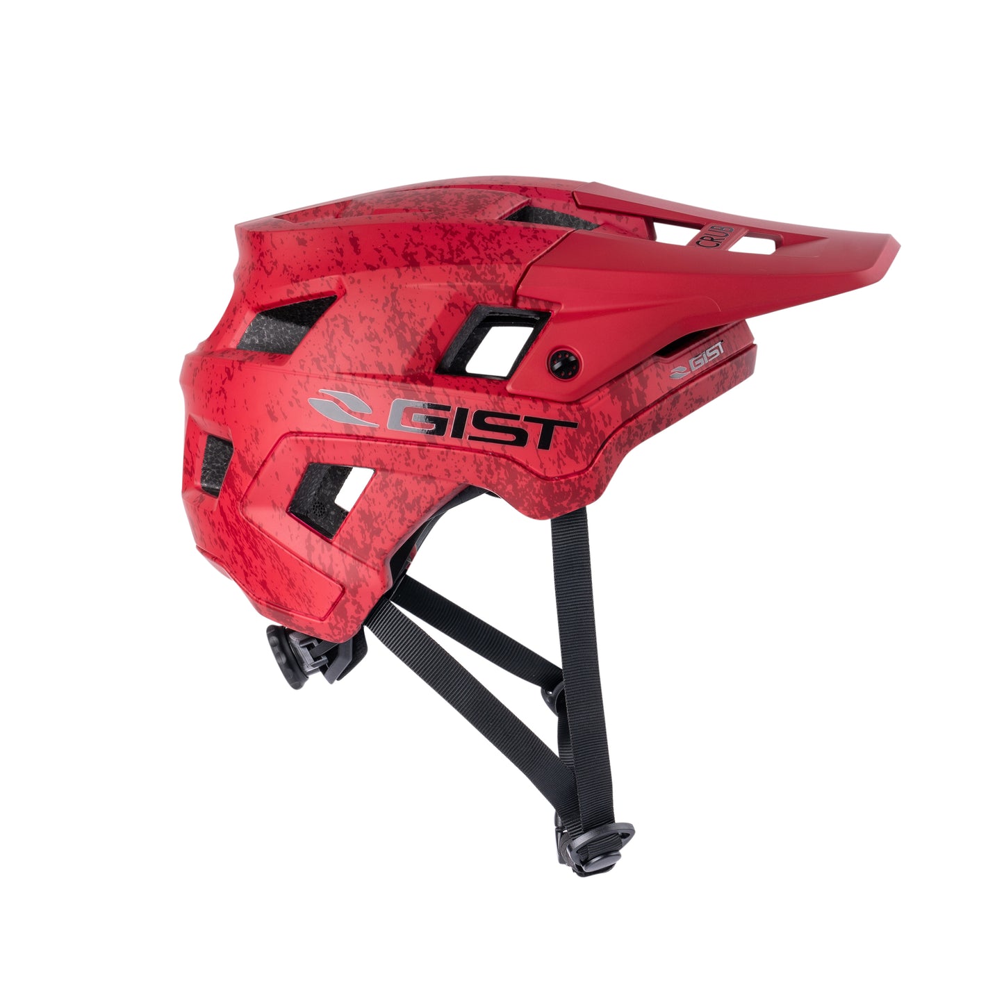 Casque vélo adulte Gist VTT scrub rouge in-mold