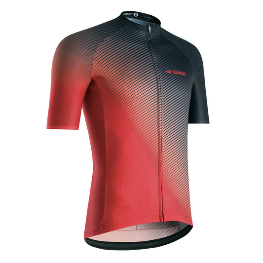 Maillot vélo homme Gist Flow MC rouge