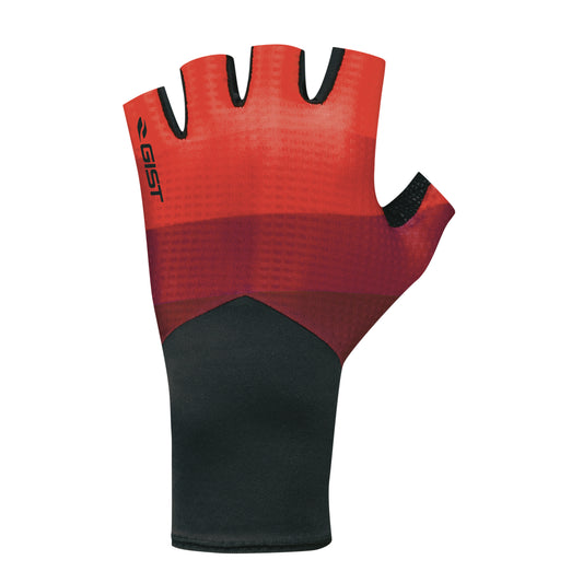 Gist Speed short cycling gloves black / red without velcro