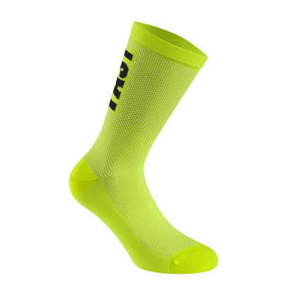 Chaussettes Socquettes Été Gist Ride Fast Jaune Fluo Antibactérien Hauteur 22cm