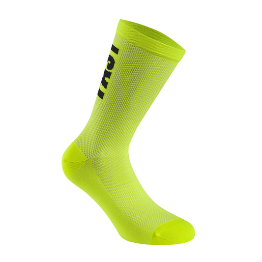 Chaussettes Socquettes Été Gist Ride Fast Jaune Fluo Antibactérien Hauteur 22cm