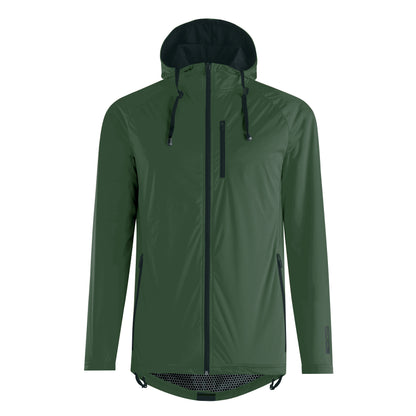Veste vélo pluie adulte Gist Giubbino vert kaki