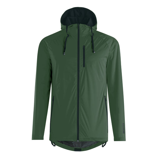 Adult Gist Giubbino Khaki Green Cycling Rain Jacket