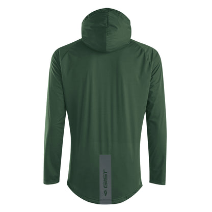 Veste vélo pluie adulte Gist Giubbino vert kaki