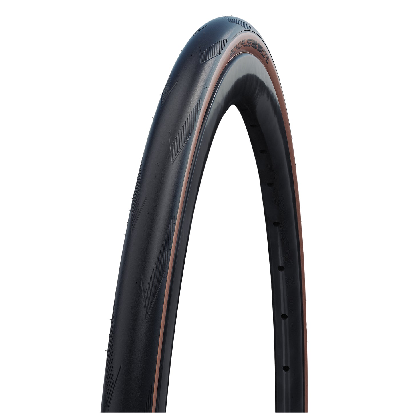 Pneu Route 700 X 28 Schwalbe One RaceGuard Addix Tubeless Ready TS Noir-Beige (28-622)