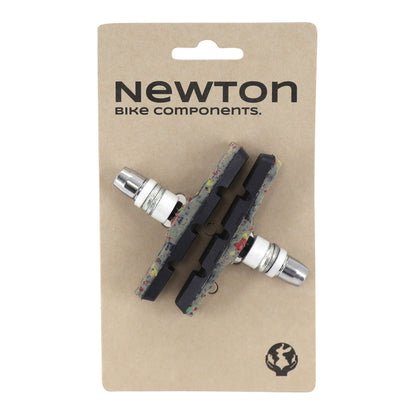 Recycled 70mm MTB V-brake pad holders, screw-on