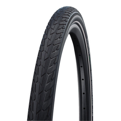 Urban MTB Tire 29 X 2.15 Schwalbe Road Cruiser Plus TR Black (55-622) GreenGuard Reinforcement Reflective Sidewall E-Bike Compatible