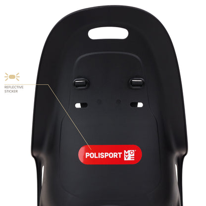 Siège enfant arrière Polisport Koari MIK HD porte-bagage