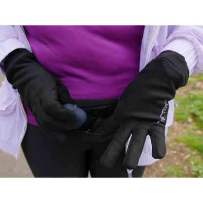 Women's urban cycling gloves Rflect R500 Polartec black PCP