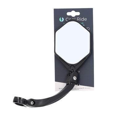 Rétroviseur vélo PCP coolride hexagonal gauche fixation collier