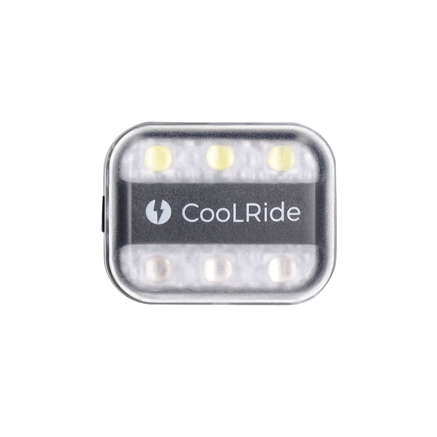 Coolride USB rear bike light with seat post clip and backpack adapter 6 LED PCP