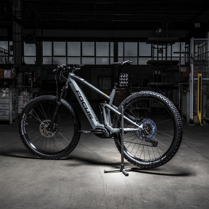 Support vélo pied Officine Parolin arrière noir