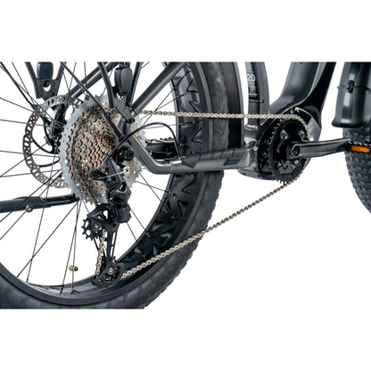 Vélo électrique VTT Fat Bike 26 Leader Fox Brasa argent Panasonic GX 20Ah