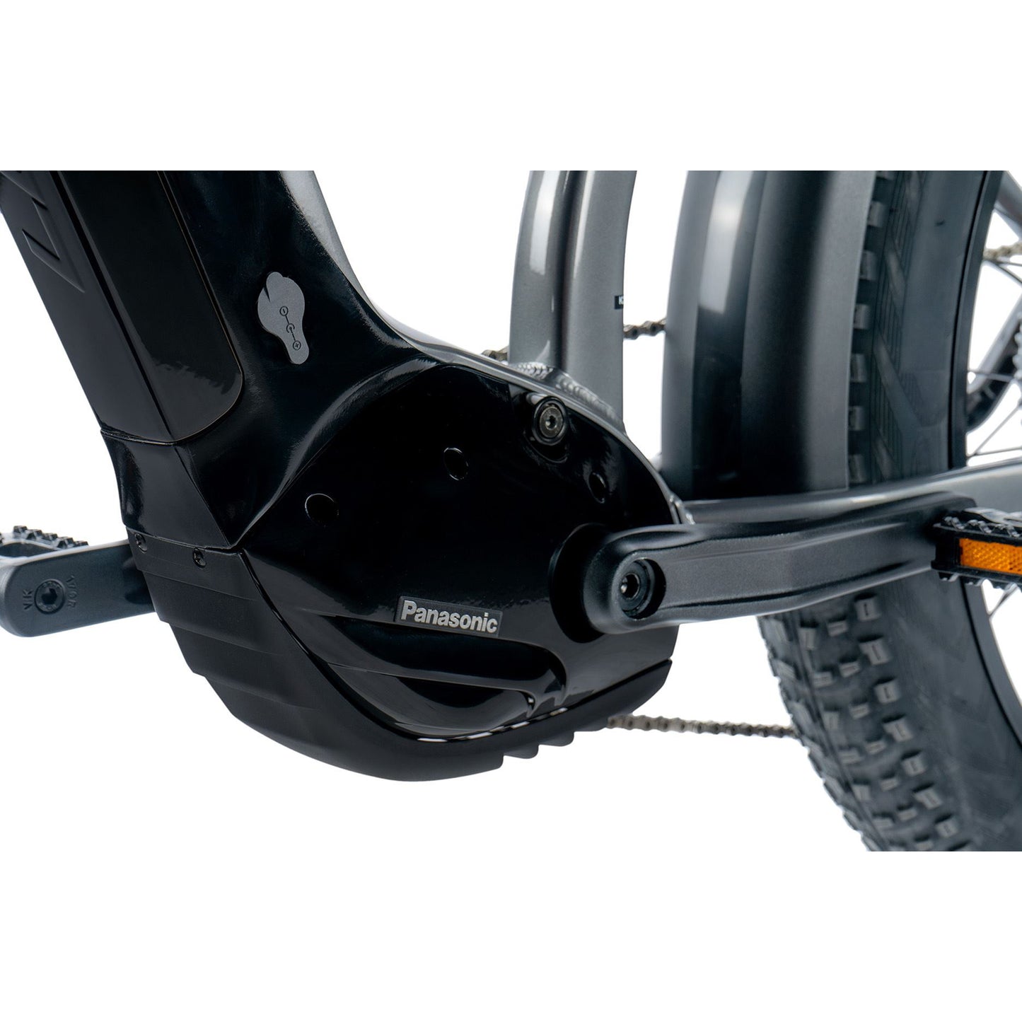 Vélo électrique VTT Fat Bike 26 Leader Fox Brasa argent Panasonic GX 20Ah