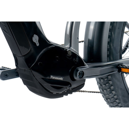 Vélo électrique VTT Fat Bike 26 Leader Fox Brasa argent Panasonic GX 20Ah