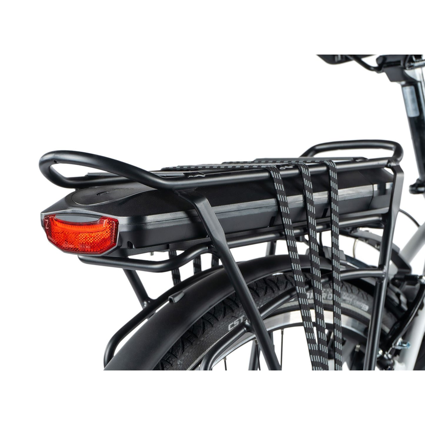 Electric City Bike 26 Leader Fox Latona White Bafang RR 15Ah