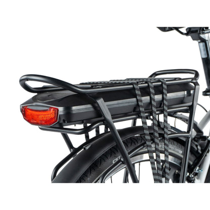 Electric City Bike 26 Leader Fox Latona White Bafang RR 15Ah